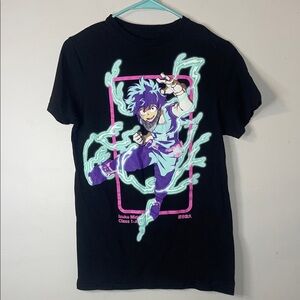My Hero Academia Men’s Black Graphic Tee Size Small